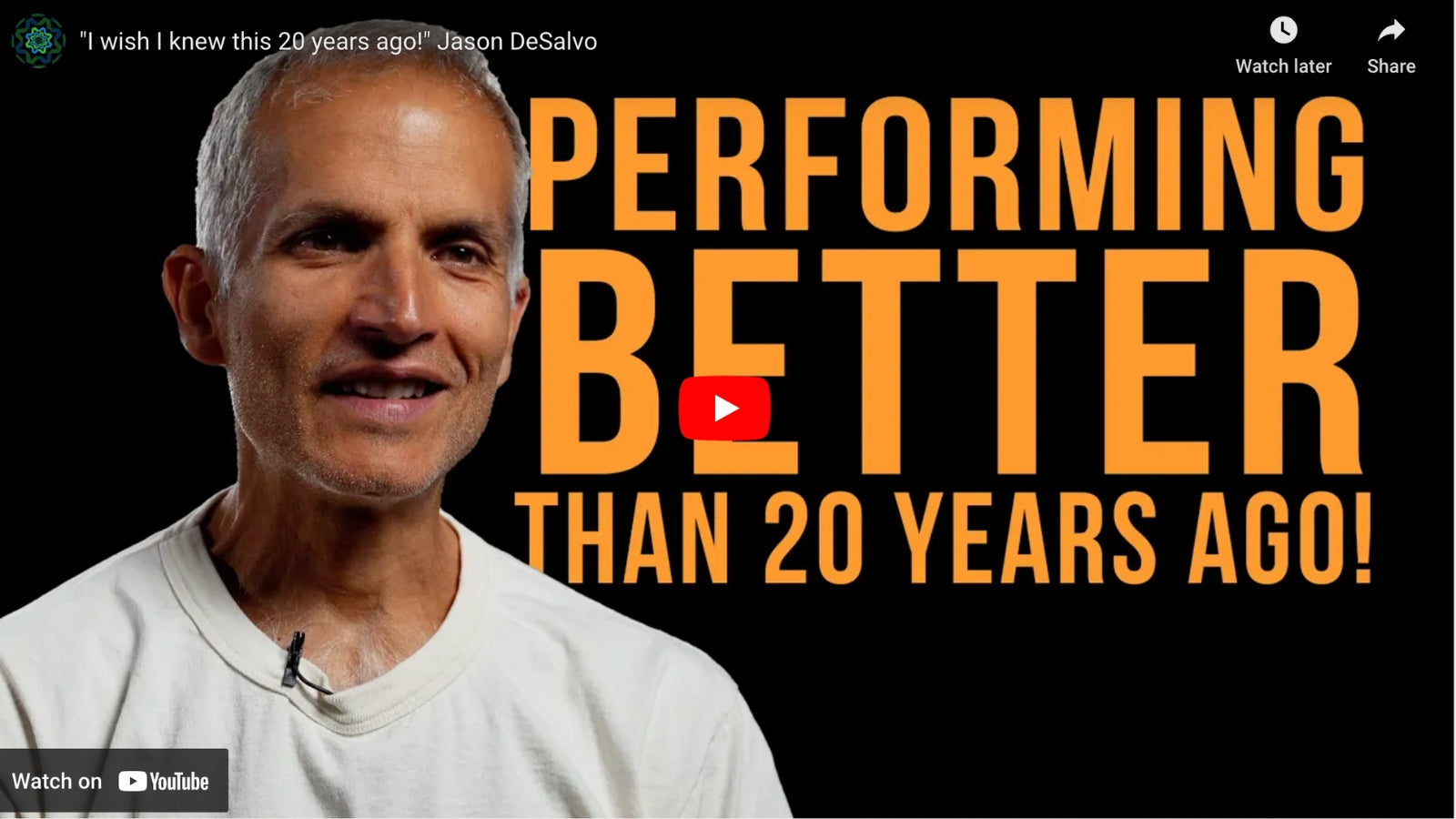 VeganLinked Interview: "Performing Better Than 20 Years Ago" with Jason DeSalvo about the benefits of a plant-based diet