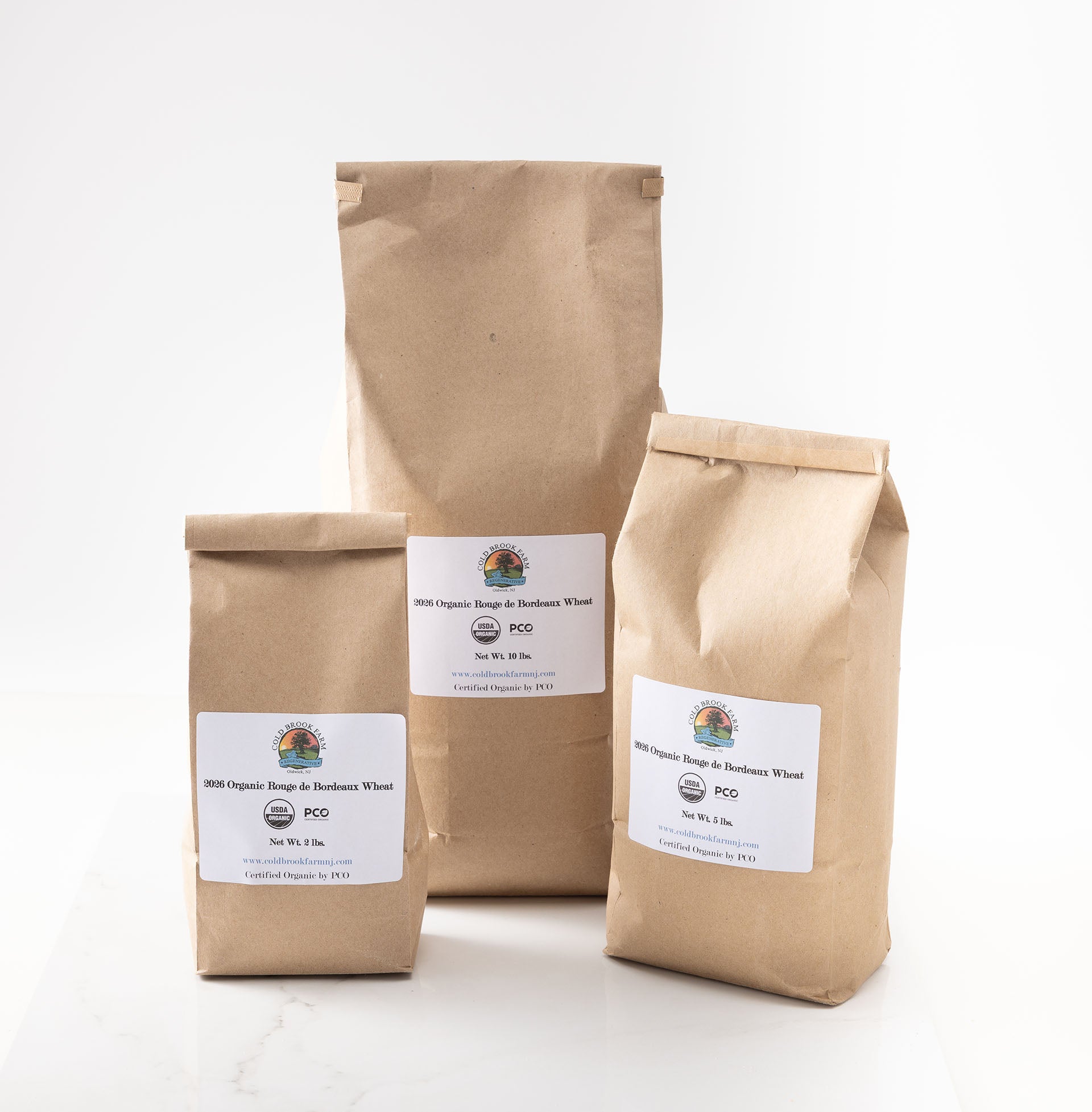 Certified Organic, Regenerative Rouge de Bordeaux Wheat Berries