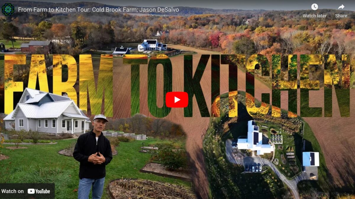VeganLinked Interview: Cold Brook Farm: From Farm to Kitchen Tour with Jason DeSalvo